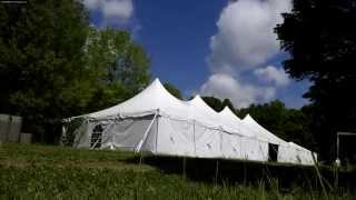 Tents For Rent Tent Installation Time Lapse [upl. by Thedrick]