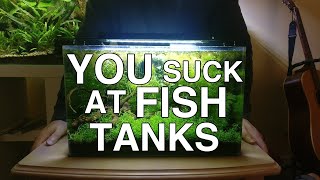 How to make THE EASIEST Planted Fish Tank  You Suck At Fish Tanks [upl. by Ainavi845]