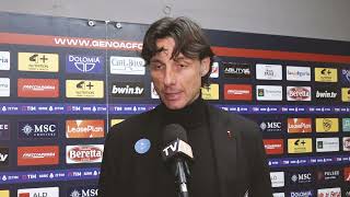 GENOA UDINESE 20 I Intervista Post Partita MISTER CIOFFI  25 FEBBRAIO 2024 [upl. by Venu]