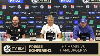 TVELV  Pressekonferenz  SV Elversberg vs Hamburger SV  42 [upl. by Attevaj]