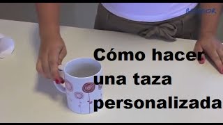 Cómo personalizar una taza mediante sublimación [upl. by Scarface]