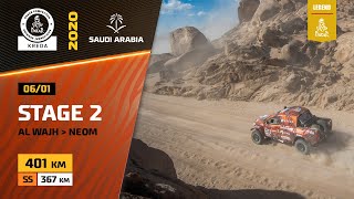 Dakar Rally 2020 Stage 2 Highlights Al Wajh – Neom [upl. by Reffinnej583]