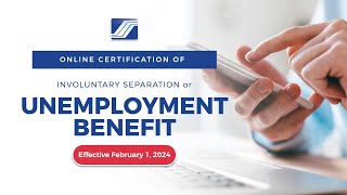 Online certification of Involuntary Separation or Unemployment Benefit [upl. by Hendon]