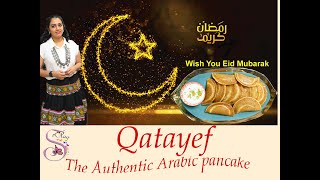 Qatayef Arabic Sweet  Qatayef Recipe in Tamil  Middle Eastern Sweets in Tamil [upl. by Dniren]