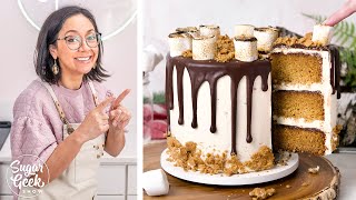 How to make S’mores Cake with Toasted Marshmallow [upl. by Sibyl542]