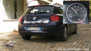 BMW F20 125i  Supersprint exhaust  Revs [upl. by Treiber]