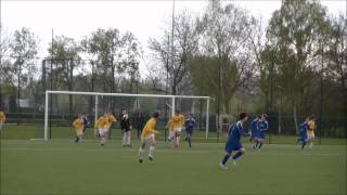 SK StNiklaasKSC Wielsbeke 2de helft21042012wmv [upl. by Nahsaj]