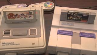 Classic Game Room  NINTENDO SUPER FAMICOM console review [upl. by Aihsar]