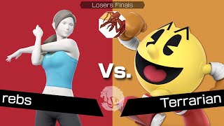 DW Invitational  rebs Wii Fit Trainer vs Terrarian PACMAN Losers Finals [upl. by Neille99]