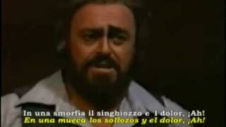 Pavarotti Vesti La Giubba  I Pagliacciwmv [upl. by Gebelein94]