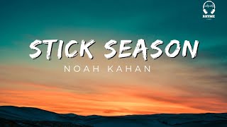 NOAH KAHAN  STICK SEASON LYRICS VIDEO [upl. by Melbourne796]