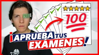 ✒️ Cómo ESTUDIAR Para un EXAMEN Paso a Paso y sacar Buenas Notas  Técnicas de Estudio 11 [upl. by Rehpatsirhc]