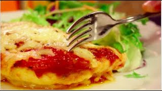 Polenta with Mozzarella Cheese and Tomate Sauce [upl. by Nwahsear]