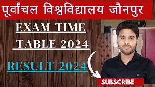 VBSPU Exam Time Table 2024  VBSPU Result 2024  VBSPU Today News [upl. by Mitinger]