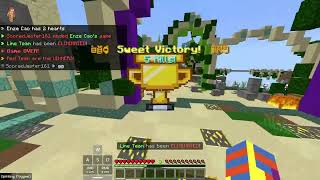 playing hive skywars with Onix client premium [upl. by Seta]