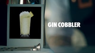 GIN COBBLER DRINK RECIPE  HOW TO MIX [upl. by Brigitte]