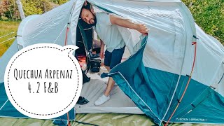 Quechua Arpenaz 42 FampB Unboxing i pierwsze wrazenia [upl. by Ulberto]