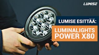 Lumise esittää LuminaLights Power X80  kaikkien aikojen suosituin pyöreä lisävalomme [upl. by Slorac725]