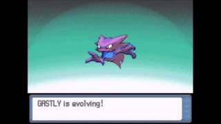 Shiny Gastly Evolves to Haunter and then Gengar Pokemon Diamond [upl. by Susumu]