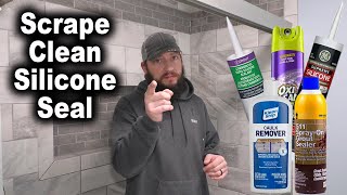 How to Clean and Reseal Tile Tub Shower Surround [upl. by Consalve]