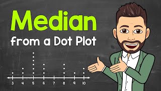 How to Find the Median from a Dot Plot  Math with Mr J [upl. by Donica916]