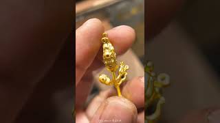 Wow I never seen such a beautiful golden Locket shortvideo trending viral subscribe shorts 24k [upl. by Anelac]