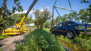 BERGING  Auto te water Vreelandseweg N201 👷🏼⚠️ [upl. by Neerhtak556]