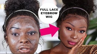 THIS IS A FULL LACE EYEBROW WIG 😲  Shalom Blac [upl. by Kester]