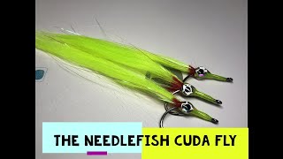 The Needlefish Cuda fly flyfishing fishing flytying saltwaterflyfishing flatsfishing [upl. by Airemahs750]