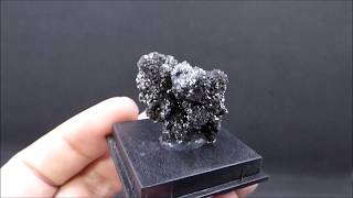 Minerales de Colección  Polianita  Polianite  Mina Haití  Murcia  España [upl. by Immot]