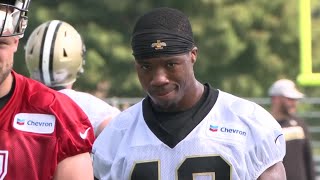 Where does the Saints cap space stand after tagging Marcus Williams [upl. by Reywas148]