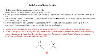 lecture 1 Carboxylic acid [upl. by Brag]