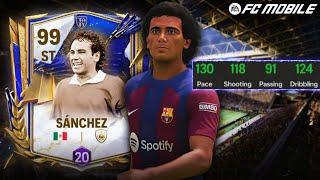 TOP SHOOTING HUGO SANCHEZ H2H GAMEPLAY AND REVIEW IN FC MOBILE [upl. by Niwred]