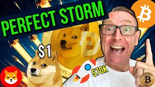 Dogecoin amp Bitcoin News Today Now PERFECT STORM COMING 1 [upl. by Colligan]