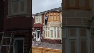 Spraying upvc windows [upl. by Zena]