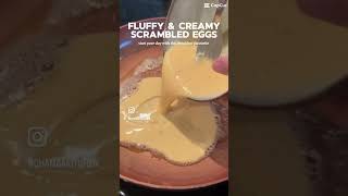 Fluffy Creamy Scrambled Eggs for Breakfast  recipes [upl. by Ilrak375]