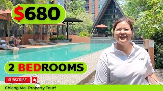 Did YOU know about this condo Checkout this Condo TOUR of Escent Ville Condo in Chiang Mai 680 [upl. by Obeng]