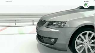 Aktywny tempomat  Nowa Skoda Octavia 2013 [upl. by Fawne461]