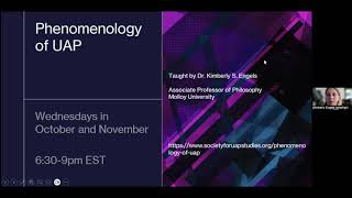 Phenomenology of UAP with Dr Kimberly Engels [upl. by Wilber567]