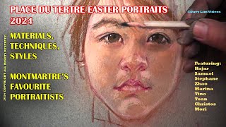 Place du Tertre Easter Portraits 2024 [upl. by Readus947]