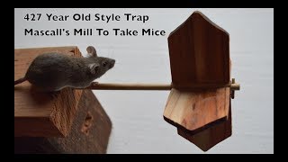 427 Year Old Style Mouse Trap In Action  Mascalls Mill To Take Mice [upl. by Sito]