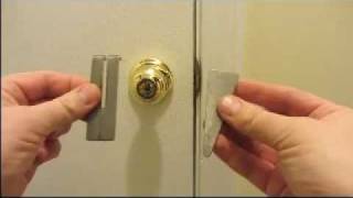 Homemade Portable Door Lock EZ SIMPLE [upl. by Eniotna692]