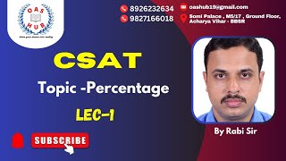 CSAT Percentage Target 0CS Prelims 2023by Rabi sirOAS HUBOCS OPSC [upl. by Iru]