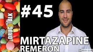 MIRTAZAPINE REMERON  PHARMACIST REVIEW  45 [upl. by Htebaile]