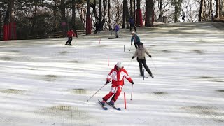 Skiën in de duinen quotJe krijg zo echt het wintersportgevoelquot [upl. by Pilif]