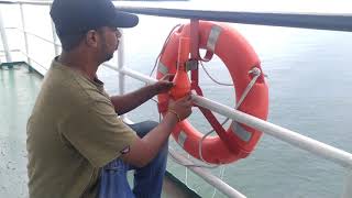 Life buoy SI Self Igniting Light Repair and Replacement [upl. by Limhaj]