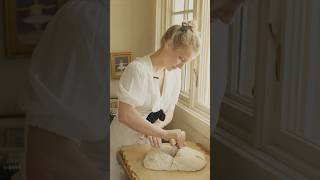 Shaping a wet dough for our sourdough bread today ✨ [upl. by Cedric341]