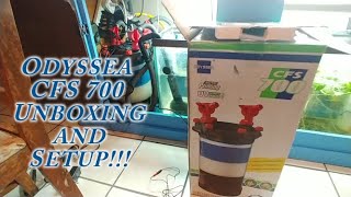 Odyssea CFS 700 Canister Filter Unboxing and Setup [upl. by Ydnirb]