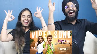 JollyO Gymkhana  Video Song REACTION  Thalapathy Vijay  Pooja Hegde  Parbrahm Singh [upl. by Mcmahon]