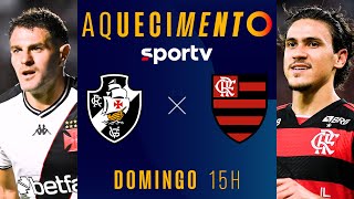 VASCO X FLAMENGO  AQUECIMENTO AO VIVO E COM IMAGENS  BRASILEIRÃO 2024  live  sportv [upl. by Llenwad8]